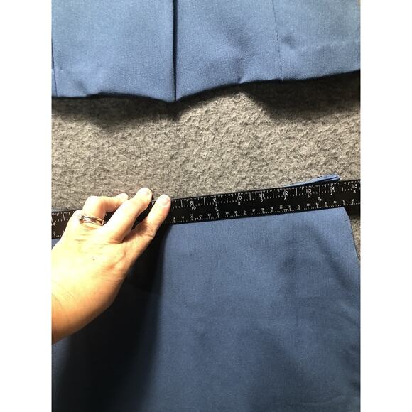 Women's Vintage 1980's Ann Miller Collection Skirt Suit Size 7 Blue Short - Picture 10 of 16